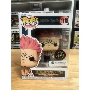 VAULTED EXC LE GLOW CHASE Ryomen Sukuna Funko Pop #1118 Jujutsu Kaisen Galactic